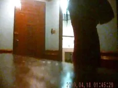 Una telecamera video ...